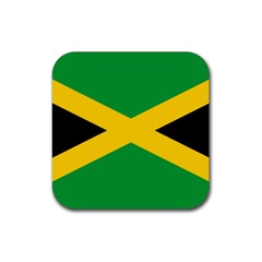 Jamaica Flag Rubber Coaster (square)  by FlagGallery