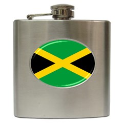 Jamaica Flag Hip Flask (6 Oz) by FlagGallery