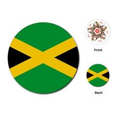 Jamaica Flag Playing Cards Single Design (round) by FlagGallery