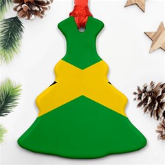 Jamaica Flag Christmas Tree Ornament (two Sides) by FlagGallery