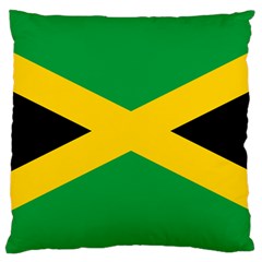 Jamaica Flag Large Cushion Case (one Side) by FlagGallery