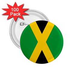 Jamaica Flag 2 25  Buttons (100 Pack)  by FlagGallery