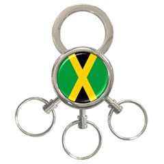 Jamaica Flag 3-ring Key Chain by FlagGallery