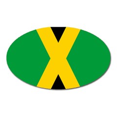 Jamaica Flag Oval Magnet by FlagGallery