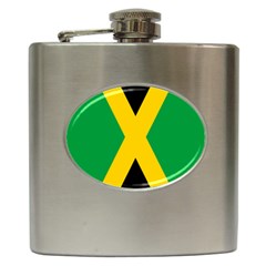 Jamaica Flag Hip Flask (6 Oz) by FlagGallery