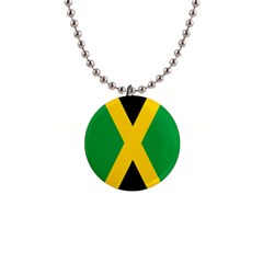 Jamaica Flag 1  Button Necklace by FlagGallery