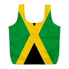 Jamaica Flag Full Print Recycle Bag (l) by FlagGallery