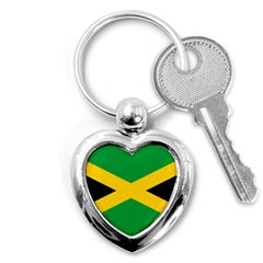 Jamaica Flag Key Chain (heart) by FlagGallery