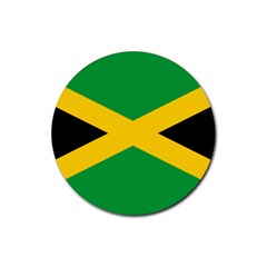 Jamaica Flag Rubber Coaster (round)  by FlagGallery