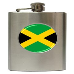 Jamaica Flag Hip Flask (6 Oz) by FlagGallery