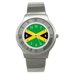 Jamaica Flag Stainless Steel Watch by FlagGallery