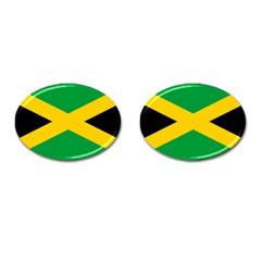 Jamaica Flag Cufflinks (oval) by FlagGallery