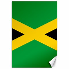 Jamaica Flag Canvas 12  X 18  by FlagGallery