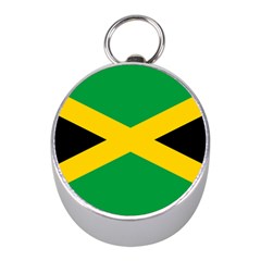 Jamaica Flag Mini Silver Compasses by FlagGallery