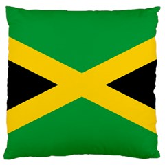 Jamaica Flag Large Flano Cushion Case (one Side) by FlagGallery