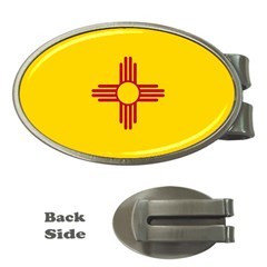 New Mexico Flag Money Clips (oval)  by FlagGallery