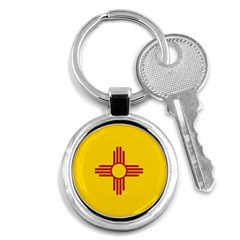 New Mexico Flag Key Chain (round) by FlagGallery