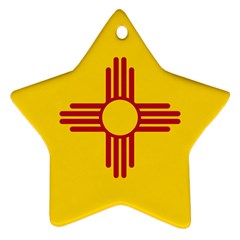 New Mexico Flag Star Ornament (two Sides) by FlagGallery