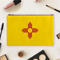 New Mexico Flag Cosmetic Bag (large) by FlagGallery