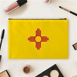 New Mexico Flag Cosmetic Bag (Large) Back