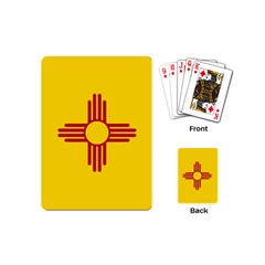 New Mexico Flag Playing Cards Single Design (mini) by FlagGallery