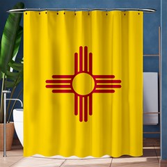 New Mexico Flag Shower Curtain 60  X 72  (medium)  by FlagGallery