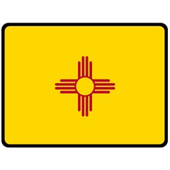 New Mexico Flag Double Sided Fleece Blanket (large)  by FlagGallery