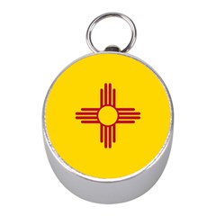 New Mexico Flag Mini Silver Compasses by FlagGallery