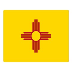 New Mexico Flag Double Sided Flano Blanket (large)  by FlagGallery