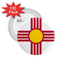 New Mexico Flag 2 25  Buttons (100 Pack)  by FlagGallery