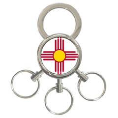 New Mexico Flag 3-ring Key Chain by FlagGallery