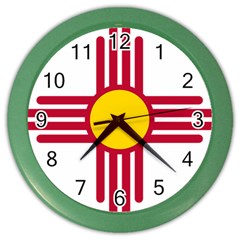 New Mexico Flag Color Wall Clock by FlagGallery