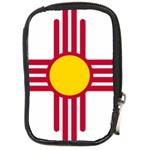 New Mexico Flag Compact Camera Leather Case Front