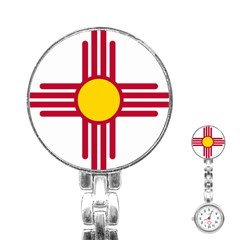 New Mexico Flag Stainless Steel Nurses Watch by FlagGallery