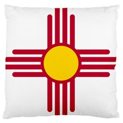 New Mexico Flag Large Flano Cushion Case (one Side) by FlagGallery