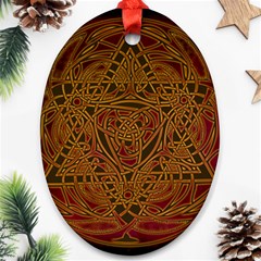 Celtic Spiritual Pattern Art Ornament (Oval)