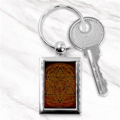 Celtic Spiritual Pattern Art Key Chain (Rectangle)