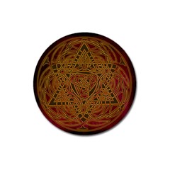 Celtic Spiritual Pattern Art Magnet 3  (Round)