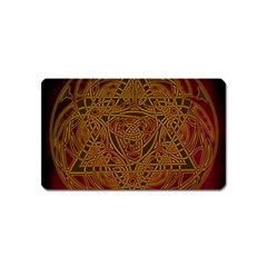 Celtic Spiritual Pattern Art Magnet (Name Card)