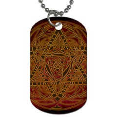 Celtic Spiritual Pattern Art Dog Tag (One Side)