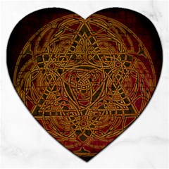 Celtic Spiritual Pattern Art Jigsaw Puzzle (Heart)