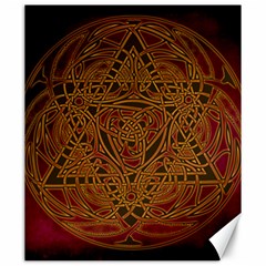 Celtic Spiritual Pattern Art Canvas 20  x 24 