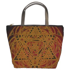 Celtic Spiritual Pattern Art Bucket Bag