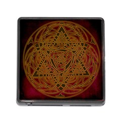 Celtic Spiritual Pattern Art Memory Card Reader (square 5 Slot)