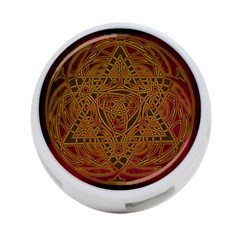 Celtic Spiritual Pattern Art 4-Port USB Hub (One Side)