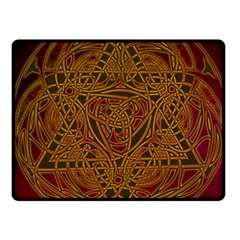 Celtic Spiritual Pattern Art Fleece Blanket (Small)