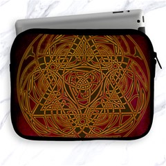 Celtic Spiritual Pattern Art Apple Ipad 2/3/4 Zipper Cases by Pakrebo