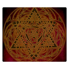 Celtic Spiritual Pattern Art Double Sided Flano Blanket (Small) 