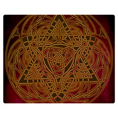 Celtic Spiritual Pattern Art Double Sided Flano Blanket (Medium) 