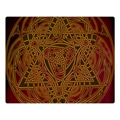 Celtic Spiritual Pattern Art Double Sided Flano Blanket (large)  by Pakrebo